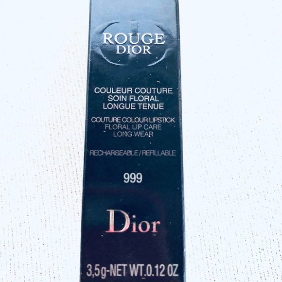 DIOR ROUGE 999 SATIN REFILLABLE LIPSTICKS - Picture 6 of 9